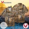 Hunting Camo For Men And Women Graphic Print Short Sleeve Hawaiian Casual Shirt Vesles2014S