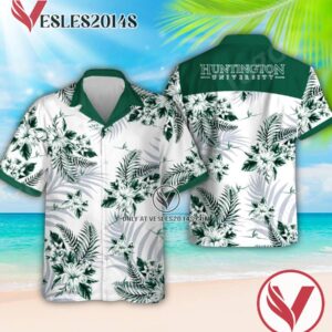 Huntington University Logo Hawaiian Suit, Perfect Gifts Idea In Holiday - Vesles2014S 1