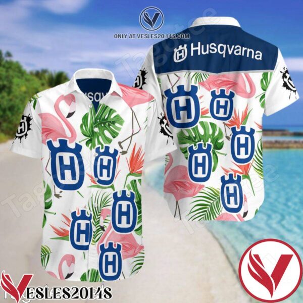 Husqvarna MotoGP Racing Hawaiian Shirt And Short, Unique Gifts For Friends - Vesles2014S 1