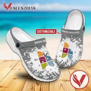 Hussian College Logo Crocs Unisex-Adult, Unique Footwear For Fans - Vesles2014S