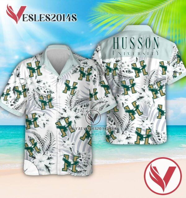 Husson University Summer Beach Shirts, Men Shorts, Perfect Gifts Idea In Holiday - Vesles2014S 1