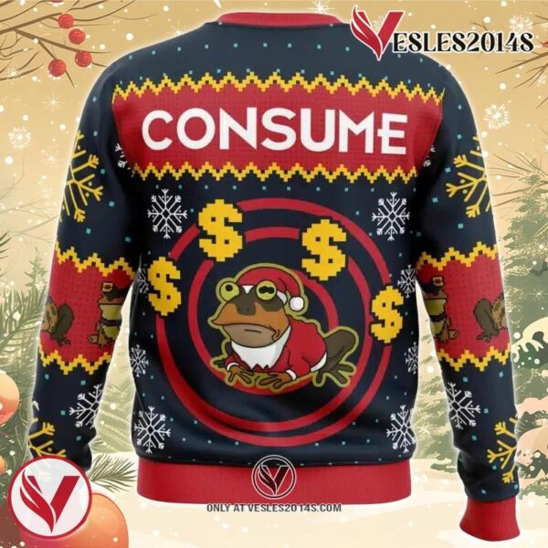 Hypnotoad Consume Futurama Ugly Christmas Sweater, Unique Christmas Gift For Fans - Vesles2014S 1