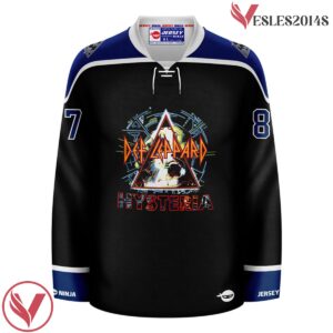 Hysteria Def Leppard Ice Hockey Jersey - Vesles2014S 2