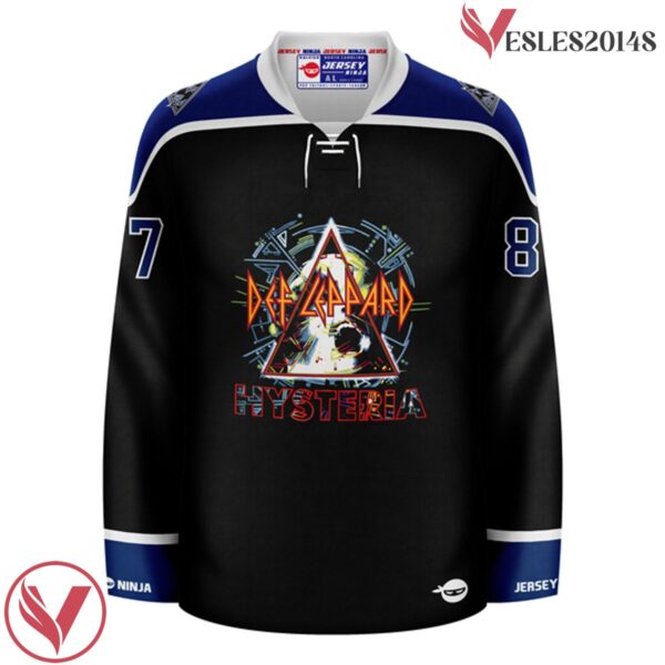 Hysteria Def Leppard Ice Hockey Jersey - Vesles2014S 2