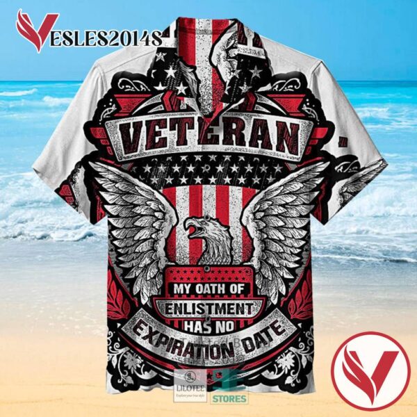 I AM A VETERAN EAGLE Casual Hawaiian Shirt, Best Gifts For Summer Vesles2014S 1