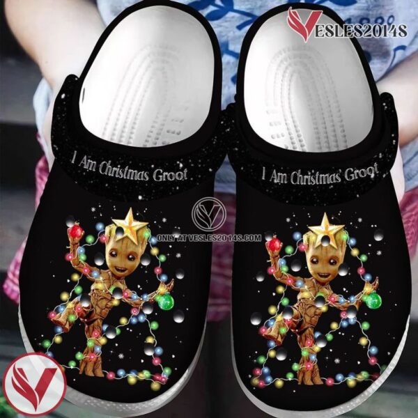 I Am Christmas Groot Classic Clogs Shoes, Unique Gift From  Vesles2014S