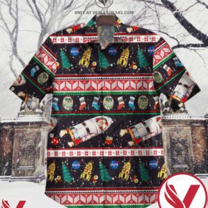 I Believe Santa Nasa Rocket Hawaiian Shirt, Unique Gifts For Friends - Vesles2014S 1
