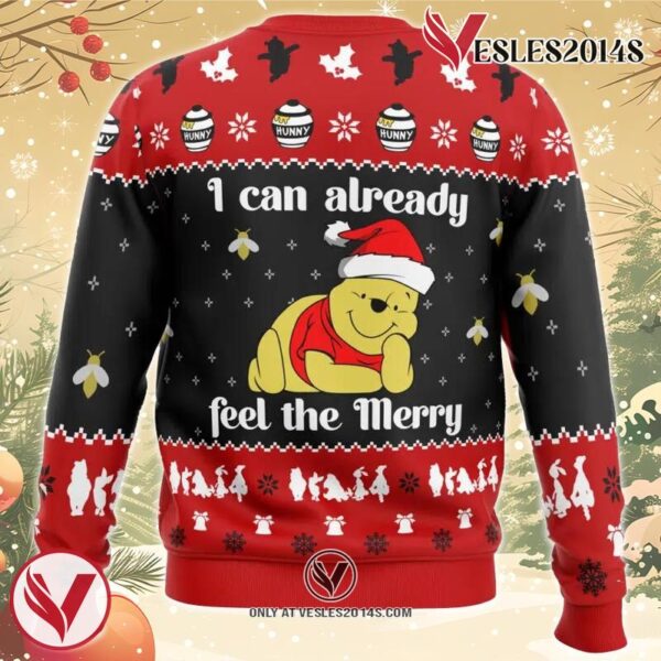 I Can Already Feel The Merry Pooh Ugly Christmas Sweater, Unique Christmas Gift For Fans - Vesles2014S 1