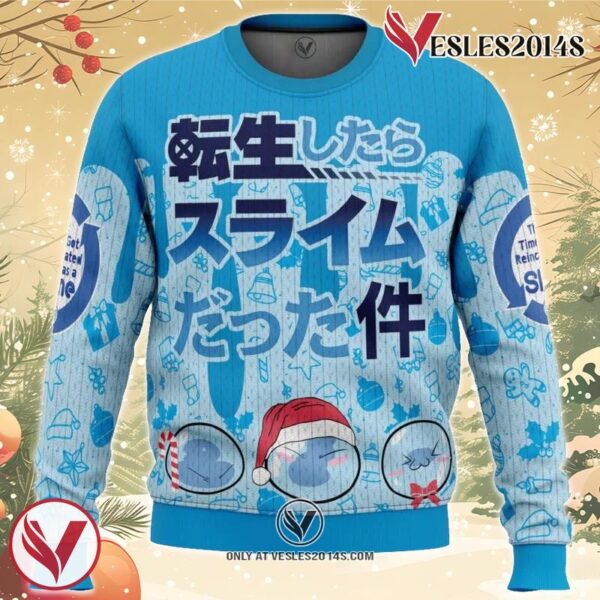 I Got Slimy That time I got reincarnated as a slime Christmas Sweater