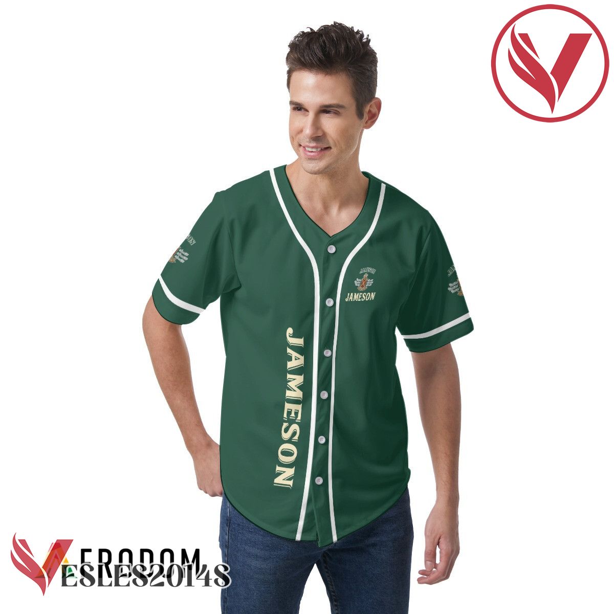 I Like Jameson Whiskey And Boobs Baseball Jersey, Perfect Gifts For Fans - Vesles2014S 2