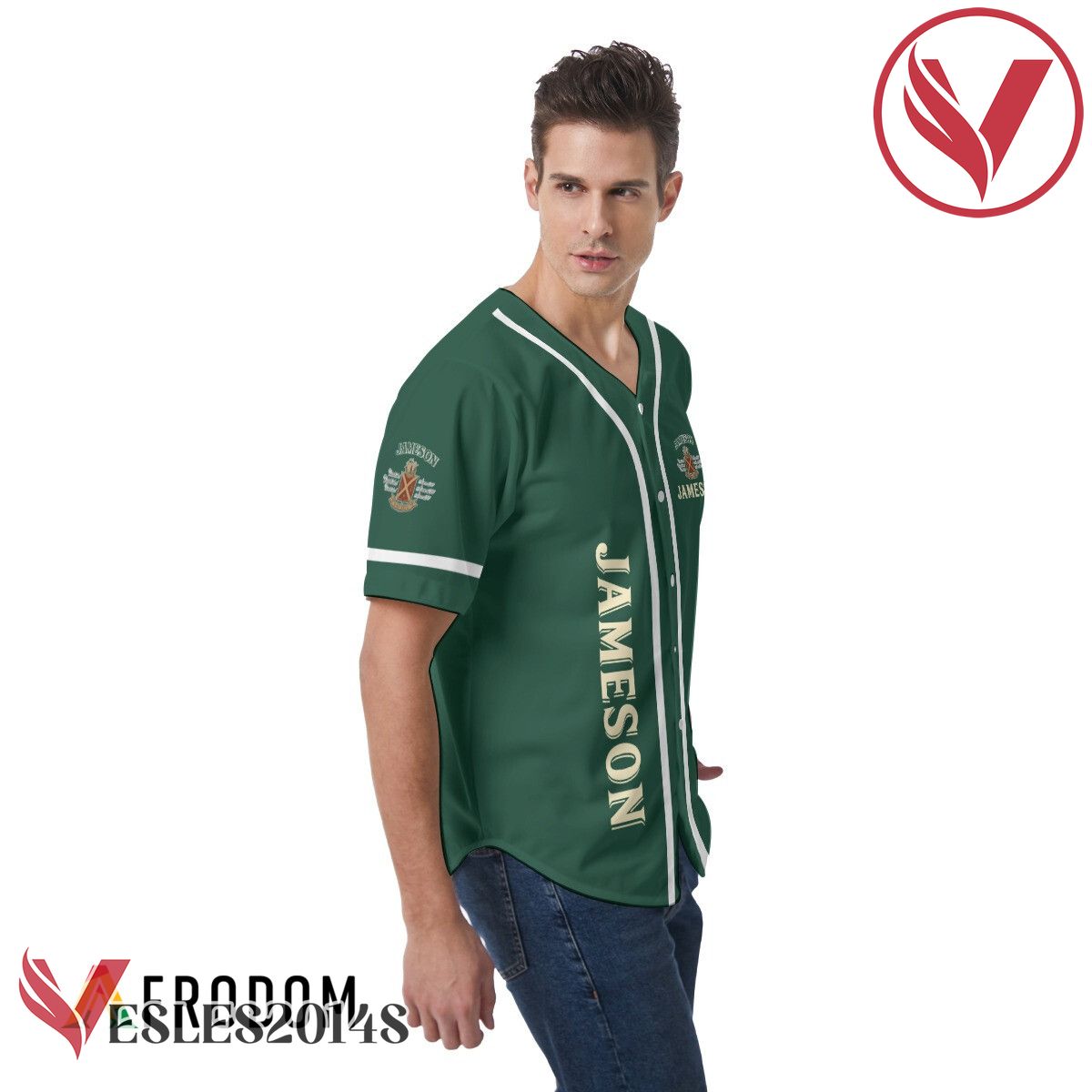 I Like Jameson Whiskey And Boobs Baseball Jersey, Perfect Gifts For Fans - Vesles2014S 4