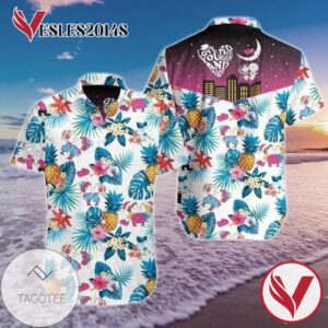 I Love You Graphic Print Short Sleeve Hawaiian Casual Shirt Vesles2014S 1