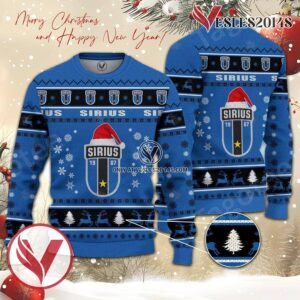 IK Sirius Fotboll Sport Ugly Christmas Sweater, Unique Gifts For Fans - Vesles2014aS 1