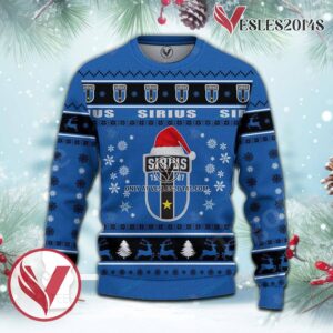 IK Sirius Fotboll Sport Ugly Christmas Sweater, Unique Gifts For Fans - Vesles2014aS 2