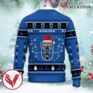 IK Sirius Fotboll Sport Ugly Christmas Sweater, Unique Gifts For Fans - Vesles2014aS 3