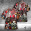 IT Pennywise You'll Float Too Horror Movie Halloween Casual Beach Full Printing Hawaiian Shirt Vesles2014S