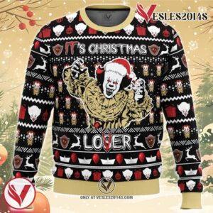 IT’s Christmas Lover IT Ugly Christmas Sweater, Unique Christmas Gift For Fans - Vesles2014S