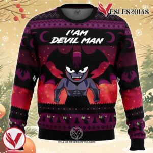 I’am Devilman Devilman Ugly Christmas Sweater, Unique Christmas Gift For Fans - Vesles2014S