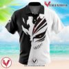 Ichigo Hollow Mask Bleach Hawaiian Button Up Shirt, Perfect Gifts For Anime Lovers - Vesles2014S