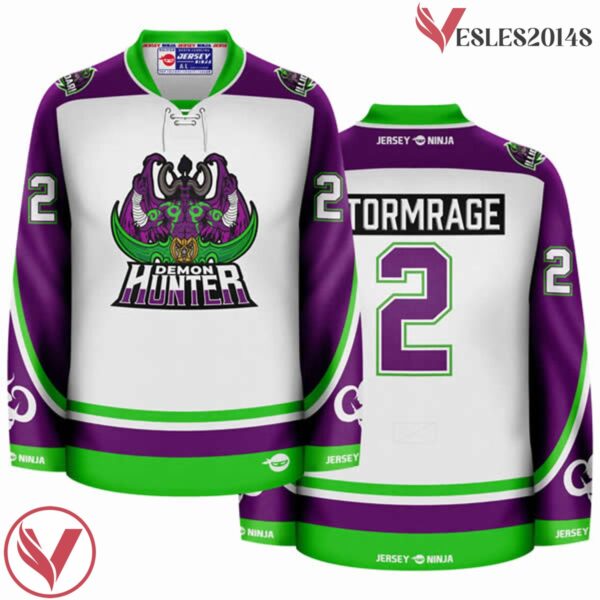 Illidan Stormrage Demon Hunter Hockey Jersey - Vesles2014S