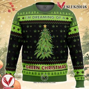 I’m Dreaming of a Green Christmas Ugly Christmas Sweater, Unique Christmas Gift For Fans - Vesles2014S