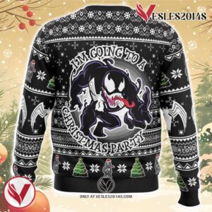 I’m Going to a Christmas Party Venom Ugly Christmas Sweater, Unique Christmas Gift For Fans - Vesles2014S 1