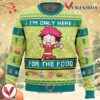 I’m Only Here For The Food Food Wars Ugly Christmas Sweater, Unique Christmas Gift For Fans - Vesles2014S