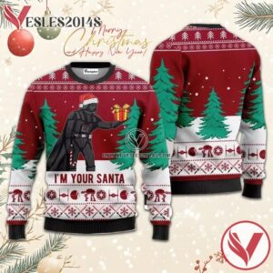I'm Your Santa Darth Vader Ugly Sweater, Unique Winter Outfits For Fans - Vesles2014S  1