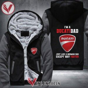 Im a Ducatidad Just Like a normal Dad Fleece Hoodie Jacket, Unique Gifts For Car Lovers - Vesles2014S 1