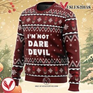 I’m not Daredevil Marvel Ugly Christmas Sweater, Unique Christmas Gift For Fans - Vesles2014S 1