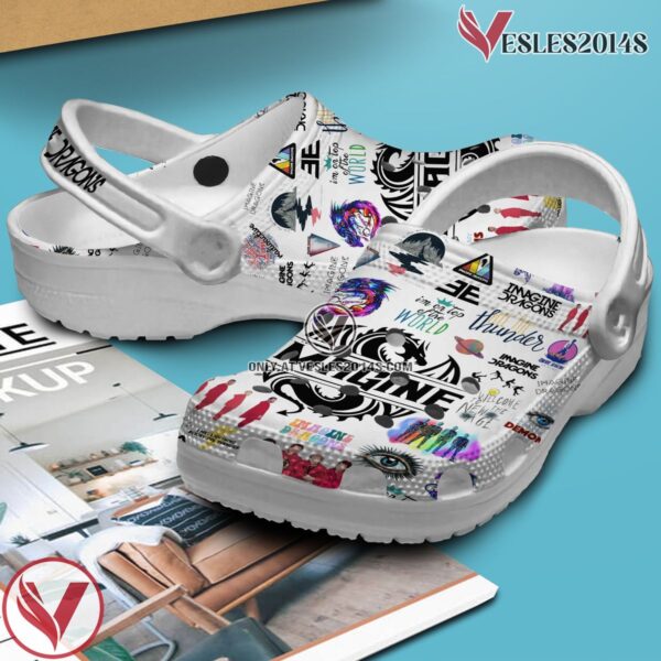 Imagine Dragons Music Crocs Crocband Clogs Shoes, Unique Gifts For Fans Style 2 - Vesles2014S 3