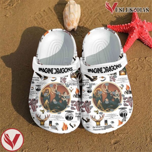 Imagine Dragons Music Crocs Crocband Clogs Shoes, Unique Gifts For Fans Style 4 - Vesles2014S 2