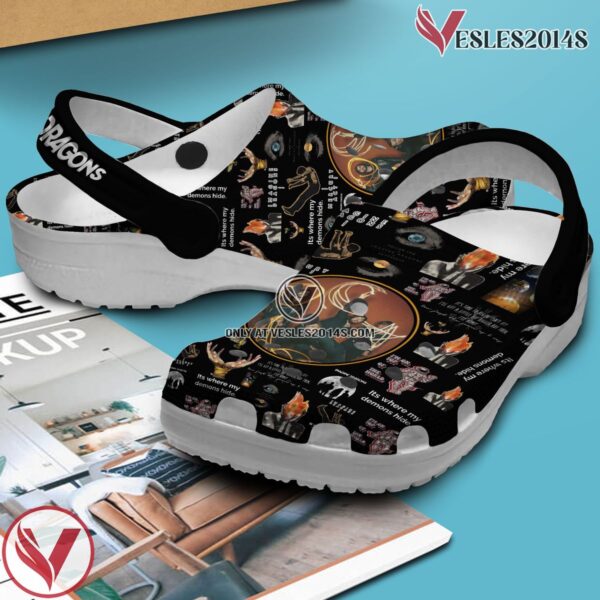 Imagine Dragons Music Crocs Crocband Clogs Shoes, Unique Gifts For Fans Style 5 - Vesles2014S 3