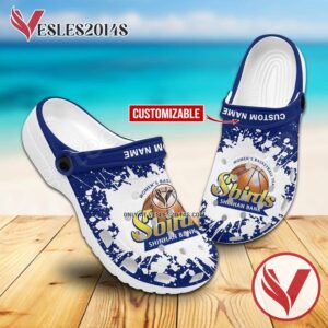 Incheon Shinhan Bank S-Birds Logo Crocs Shoes For Men And Women, Unique Clogs Shoes For Fans - Vesles2014S
