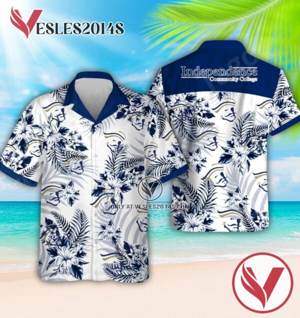 Independence Community College Logo Hawaiian Suit, Perfect Gifts Idea In Holiday - Vesles2014S 1