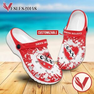 Independiente Logo Custom Crocs Shoes For Men And Women, Unique Clogs Shoes For Fans - Vesles2014S