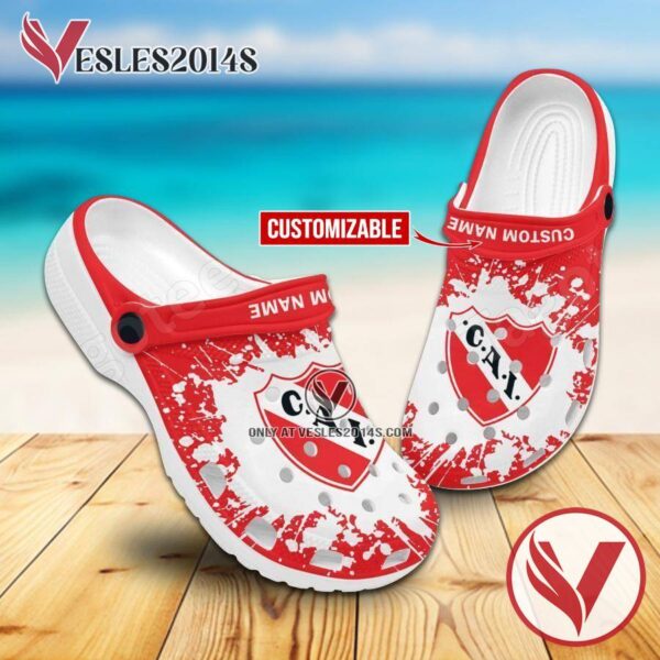 Independiente Logo Custom Crocs Shoes For Men And Women, Unique Clogs Shoes For Fans - Vesles2014S