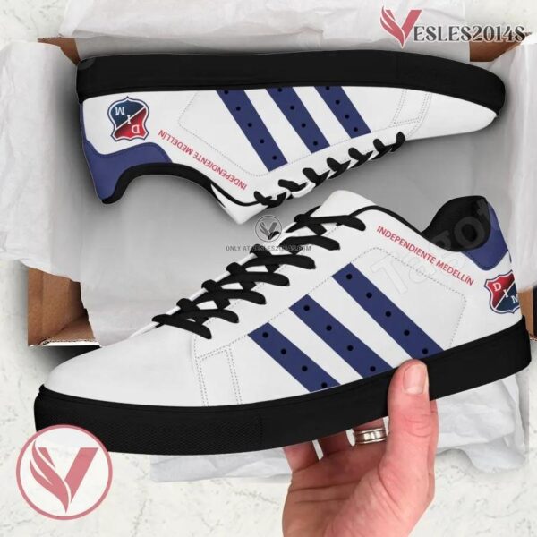 Independiente Medellín Sport Stan Smith Shoes, Unique Sneaker For Fans - Vesles2014s 1