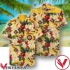 Indian Motorcycle Yellow Tropical With Girl And Hibiscus Hawaiian Shirt, Unique Gifts For Friends - Vesles2014S 1