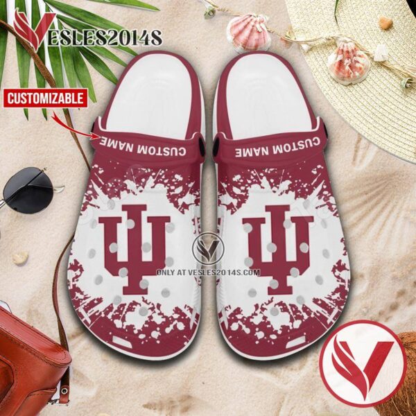Indiana Logo Custom Crocs Shoes For Men And Women, Unique Clogs Shoes For Fans - Vesles2014S 1