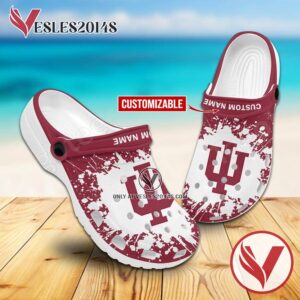 Indiana Logo Custom Crocs Shoes For Men And Women, Unique Clogs Shoes For Fans - Vesles2014S