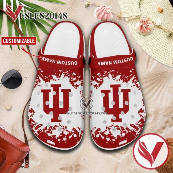Indiana University-Bloomington Custom Crocs Shoes For Men And Women, Unique Clogs Shoes For Fans - Vesles2014S 1