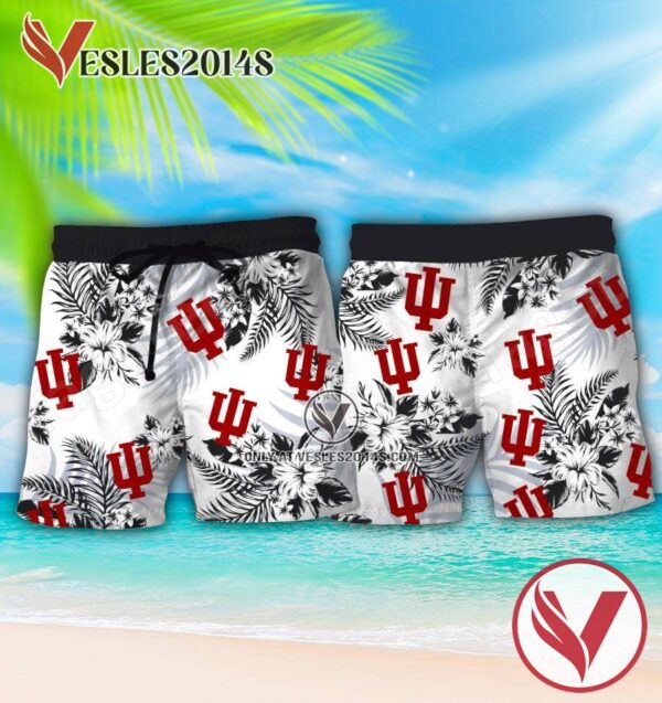 Indiana University-Bloomington Logo Hawaiian Shirt, Perfect Gifts Idea In Holiday - Vesles2014S 2