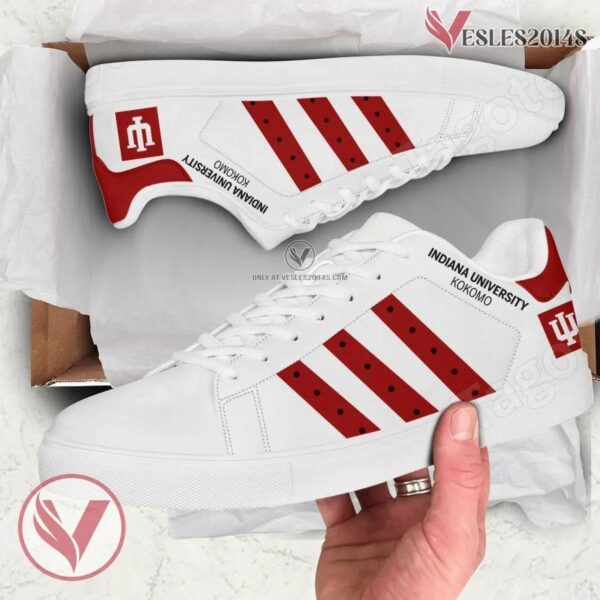 Indiana University Kokomo Logo Stan Smith Shoes, Unique Sneaker For Fans - Vesles2014s
