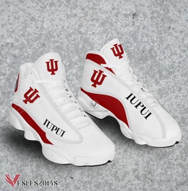 Indiana University-Purdue University-Indianapolis Logo Air Jordan 13 Shoes, Best Sneaker Gifts For Fans - Vesles2014s