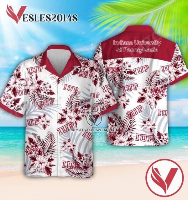 Indiana University of Pennsylvania Logo Hawaiian Suit, Perfect Gifts Idea In Holiday - Vesles2014S 1