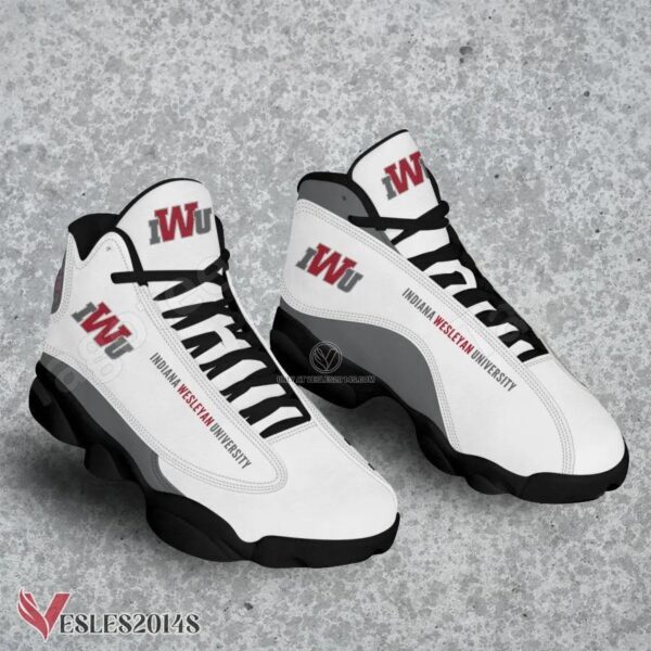 Indiana Wesleyan University Logo Air Jordan 13 Shoes, Best Sneaker Gifts For Fans - Vesles2014s