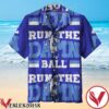 Indianapolis Blue Pony Run The Damn Ball Hawaiian Shirt, Unique Gifts For Friends - Vesles2014S 1