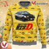 Initial D Classic Toyota Car Ugly Christmas Sweater, Unique Christmas Gift For Fans - Vesles2014S