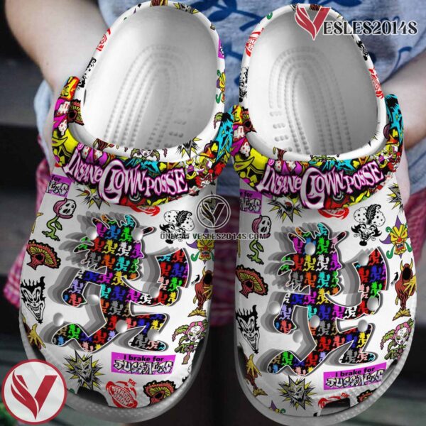 Insane Clown Posse Music Crocs Crocband Clogs Shoes, Unique Gifts For Fans Style 4 - Vesles2014S